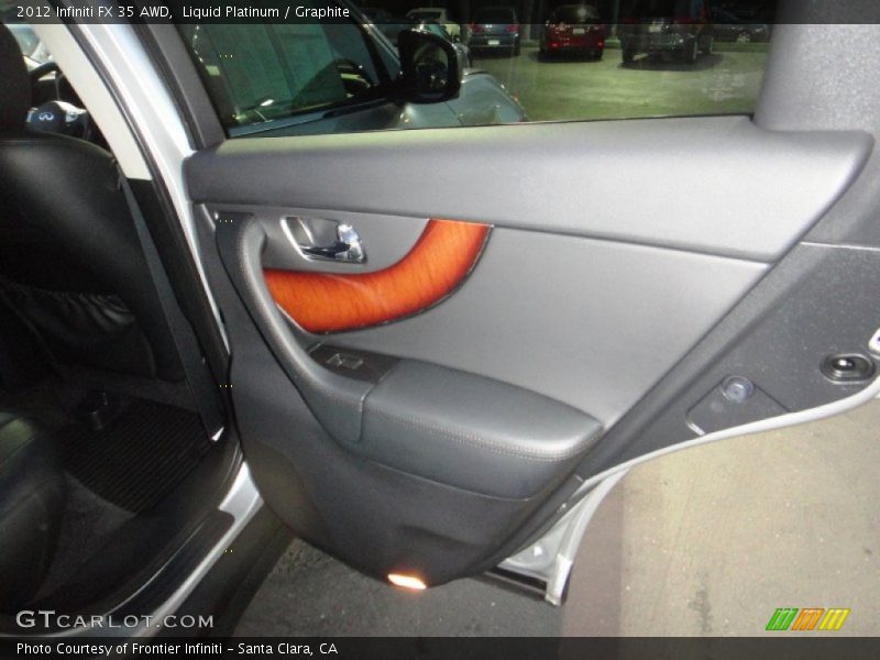 Liquid Platinum / Graphite 2012 Infiniti FX 35 AWD