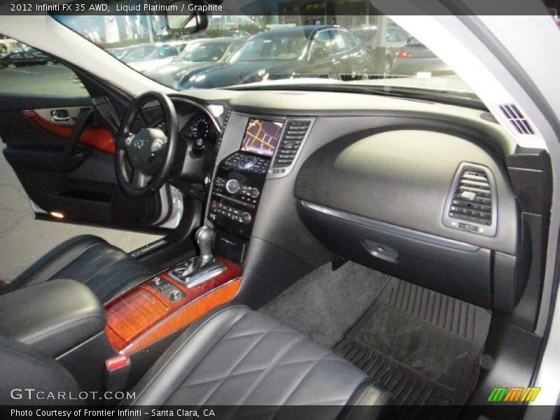 Liquid Platinum / Graphite 2012 Infiniti FX 35 AWD