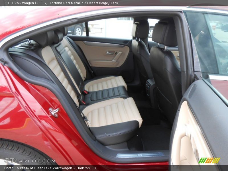 Rear Seat of 2013 CC Lux