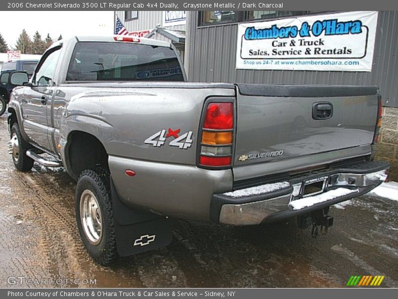 Graystone Metallic / Dark Charcoal 2006 Chevrolet Silverado 3500 LT Regular Cab 4x4 Dually
