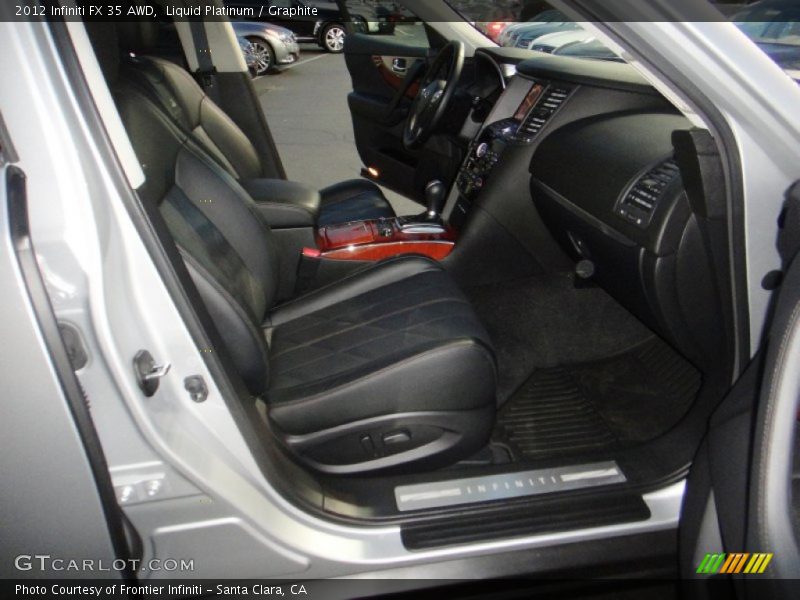Liquid Platinum / Graphite 2012 Infiniti FX 35 AWD