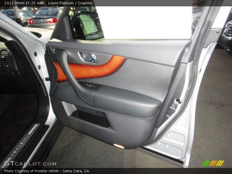 Door Panel of 2012 FX 35 AWD