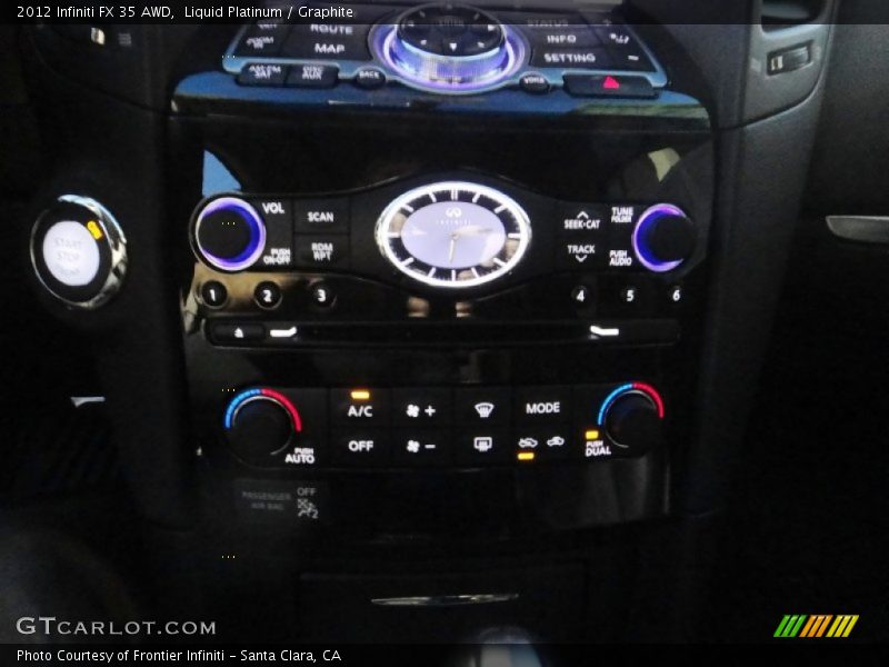 Liquid Platinum / Graphite 2012 Infiniti FX 35 AWD