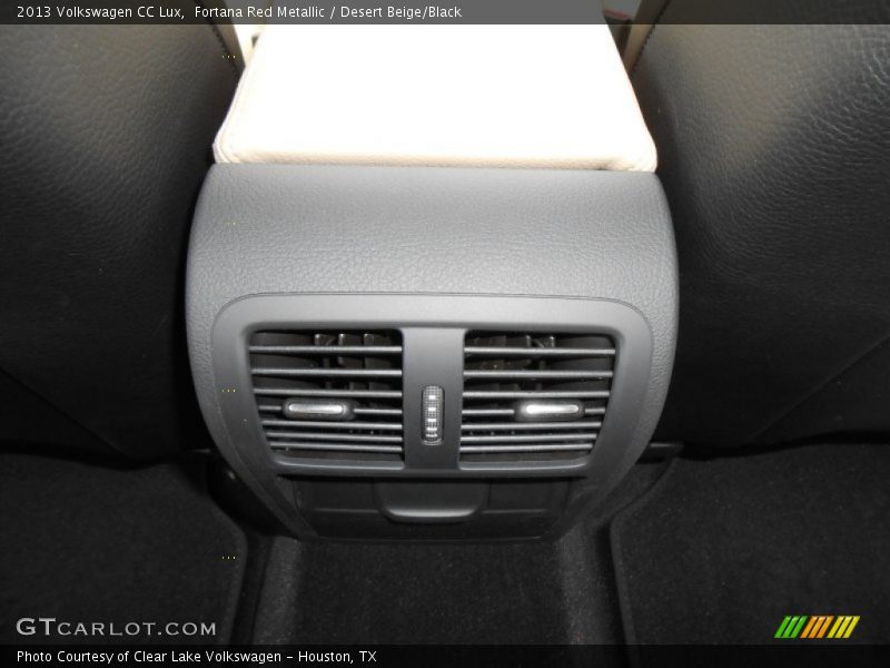 Fortana Red Metallic / Desert Beige/Black 2013 Volkswagen CC Lux
