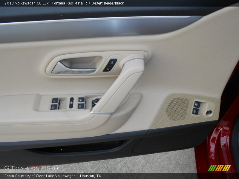 Fortana Red Metallic / Desert Beige/Black 2013 Volkswagen CC Lux