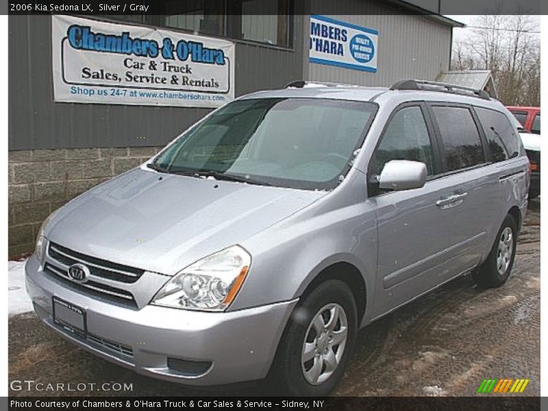 Silver / Gray 2006 Kia Sedona LX