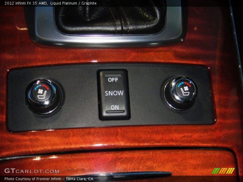 Liquid Platinum / Graphite 2012 Infiniti FX 35 AWD