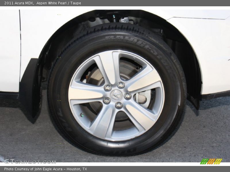 Aspen White Pearl / Taupe 2011 Acura MDX
