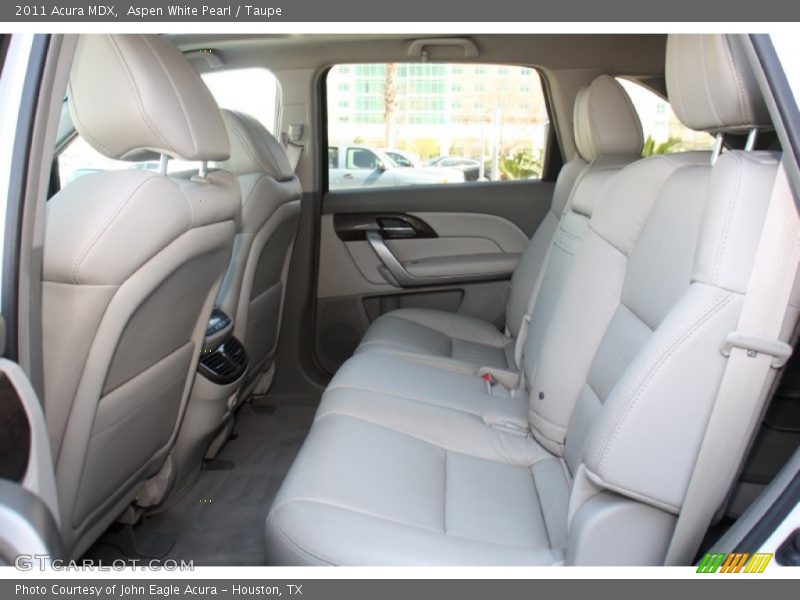 Aspen White Pearl / Taupe 2011 Acura MDX