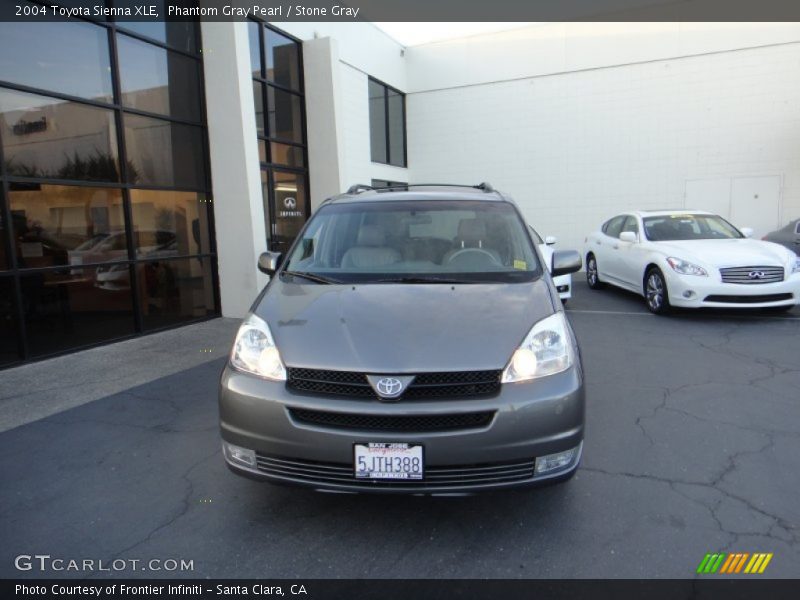Phantom Gray Pearl / Stone Gray 2004 Toyota Sienna XLE