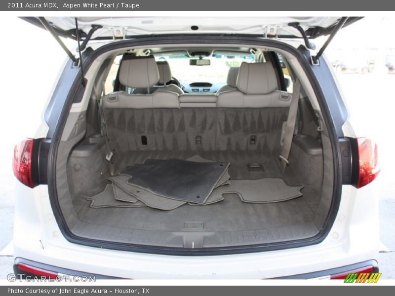 Aspen White Pearl / Taupe 2011 Acura MDX