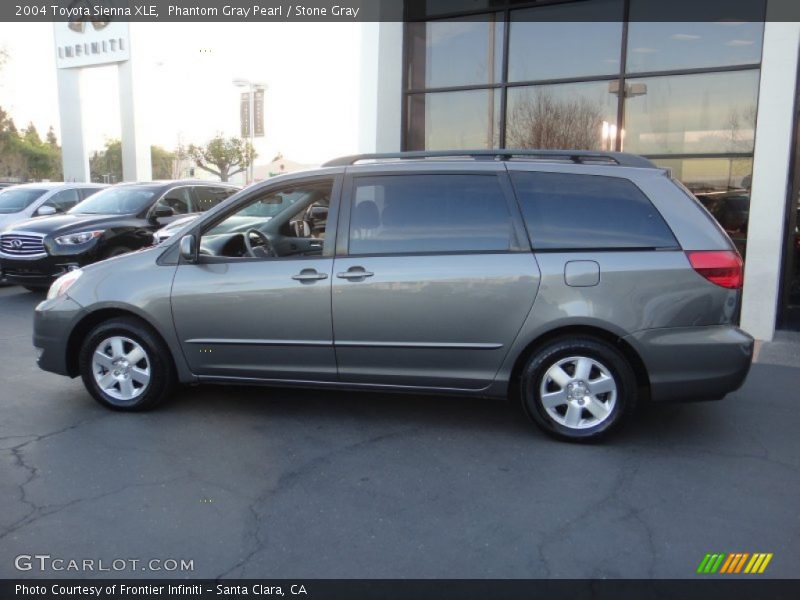 Phantom Gray Pearl / Stone Gray 2004 Toyota Sienna XLE