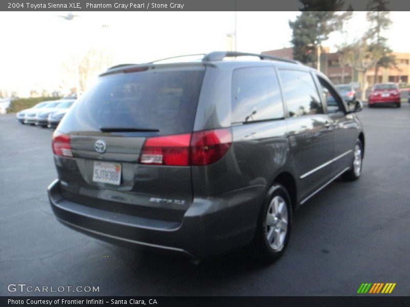 Phantom Gray Pearl / Stone Gray 2004 Toyota Sienna XLE