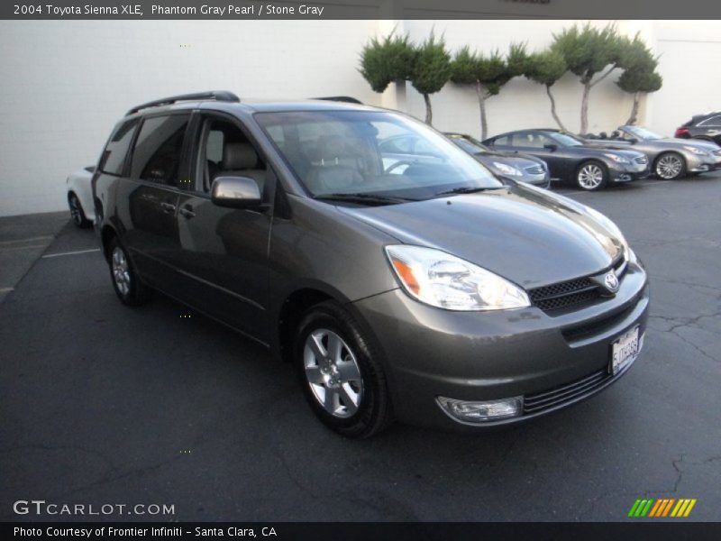 Phantom Gray Pearl / Stone Gray 2004 Toyota Sienna XLE
