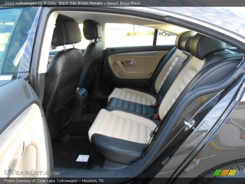 Rear Seat of 2013 CC R-Line