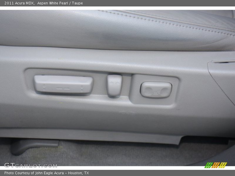 Aspen White Pearl / Taupe 2011 Acura MDX