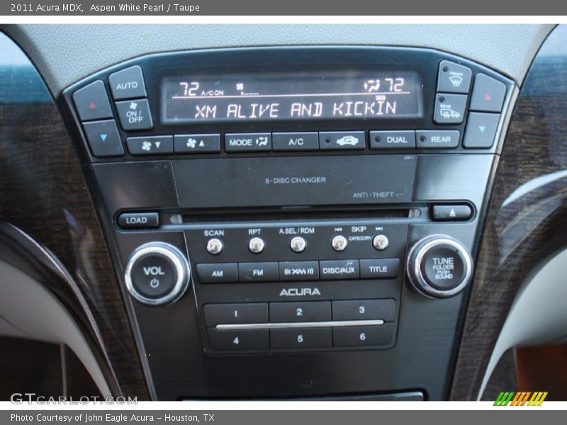 Aspen White Pearl / Taupe 2011 Acura MDX