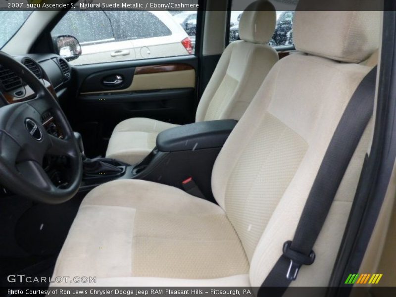 Natural Suede Metallic / Ebony/Cashmere 2007 Isuzu Ascender S