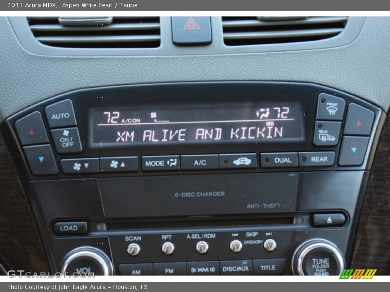 Aspen White Pearl / Taupe 2011 Acura MDX