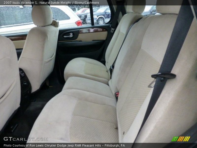 Natural Suede Metallic / Ebony/Cashmere 2007 Isuzu Ascender S