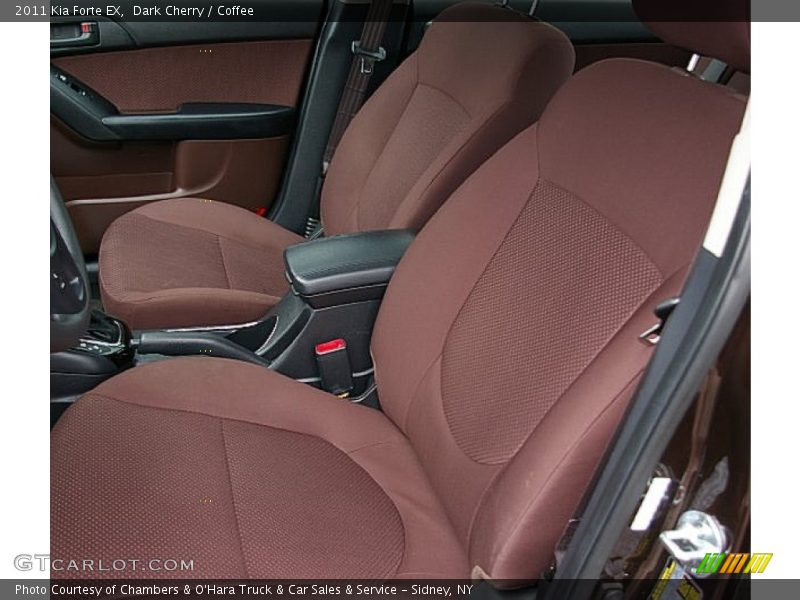 Front Seat of 2011 Forte EX