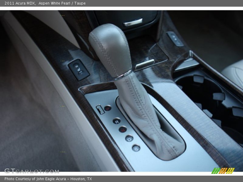 Aspen White Pearl / Taupe 2011 Acura MDX