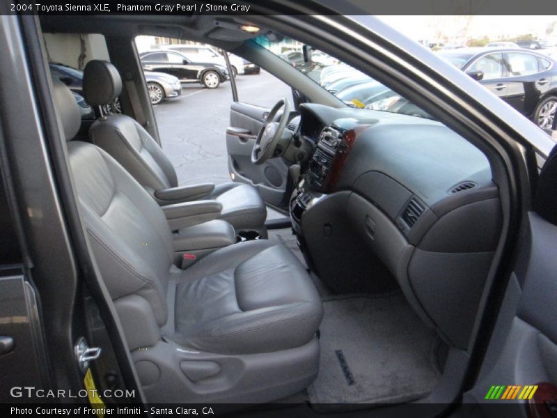 Phantom Gray Pearl / Stone Gray 2004 Toyota Sienna XLE