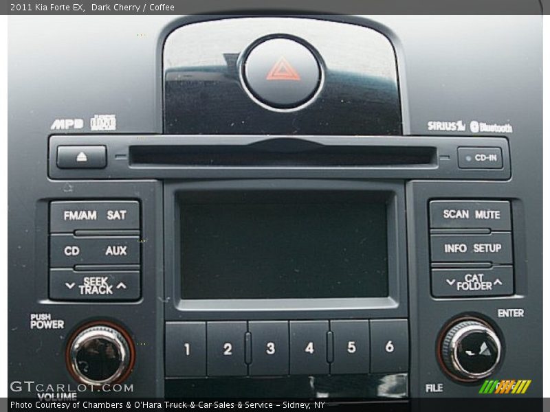 Controls of 2011 Forte EX