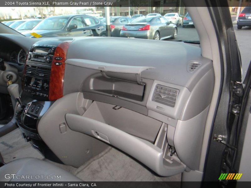 Phantom Gray Pearl / Stone Gray 2004 Toyota Sienna XLE