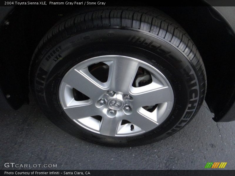 Phantom Gray Pearl / Stone Gray 2004 Toyota Sienna XLE