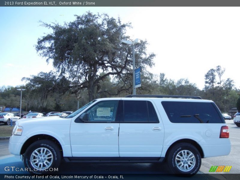 Oxford White / Stone 2013 Ford Expedition EL XLT