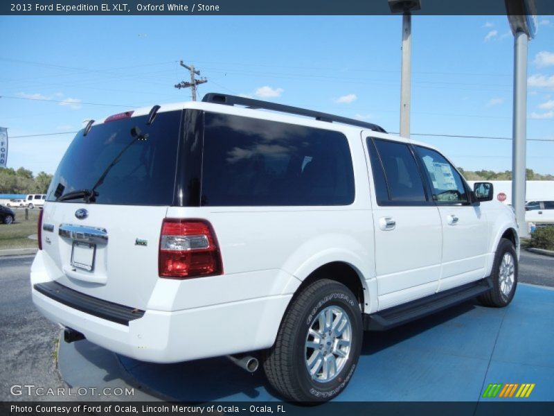 Oxford White / Stone 2013 Ford Expedition EL XLT