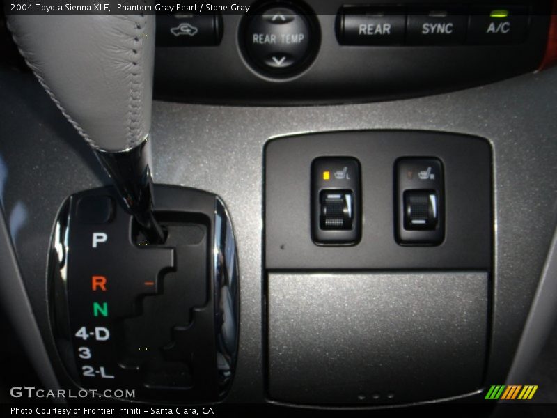 Phantom Gray Pearl / Stone Gray 2004 Toyota Sienna XLE