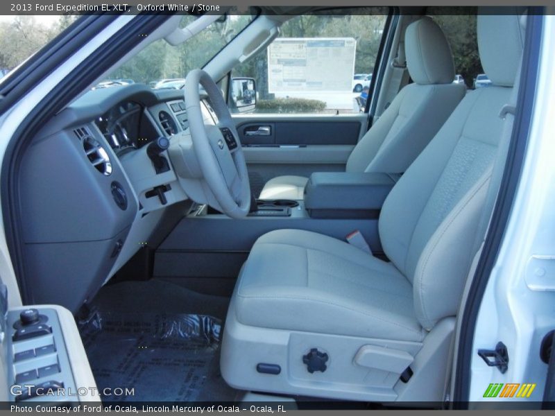 Oxford White / Stone 2013 Ford Expedition EL XLT