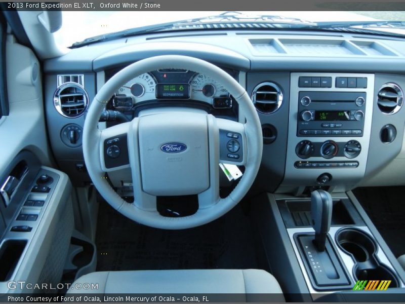 Oxford White / Stone 2013 Ford Expedition EL XLT