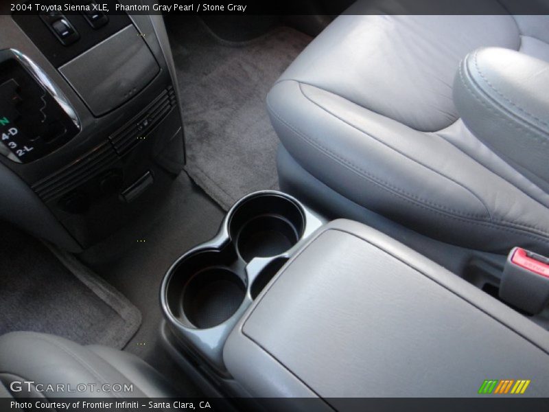 Phantom Gray Pearl / Stone Gray 2004 Toyota Sienna XLE