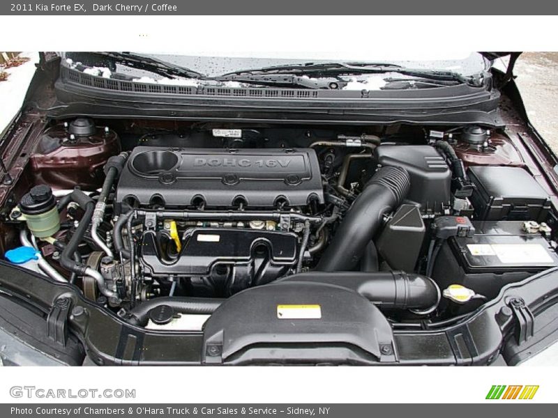  2011 Forte EX Engine - 2.0 Liter DOHC 16-Valve CVVT 4 Cylinder