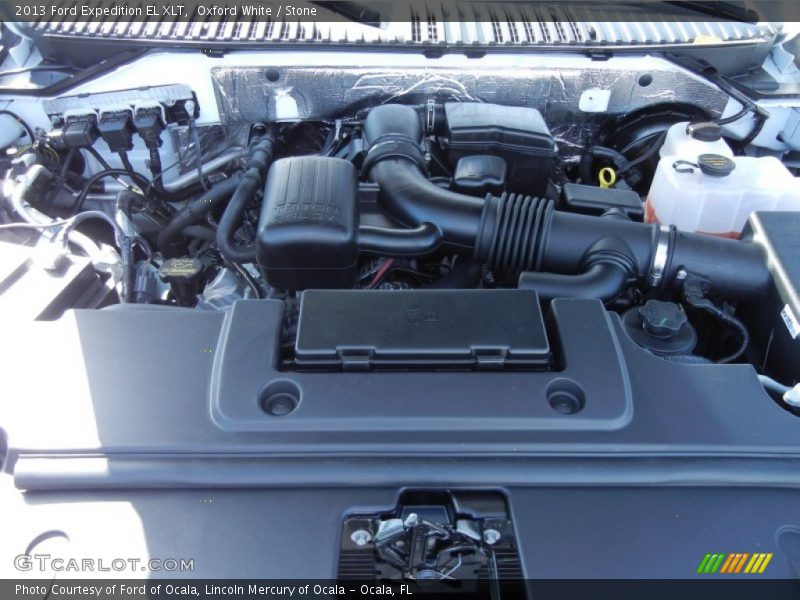 Oxford White / Stone 2013 Ford Expedition EL XLT