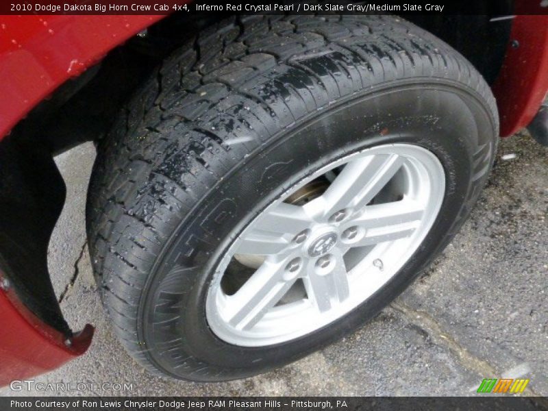 Inferno Red Crystal Pearl / Dark Slate Gray/Medium Slate Gray 2010 Dodge Dakota Big Horn Crew Cab 4x4