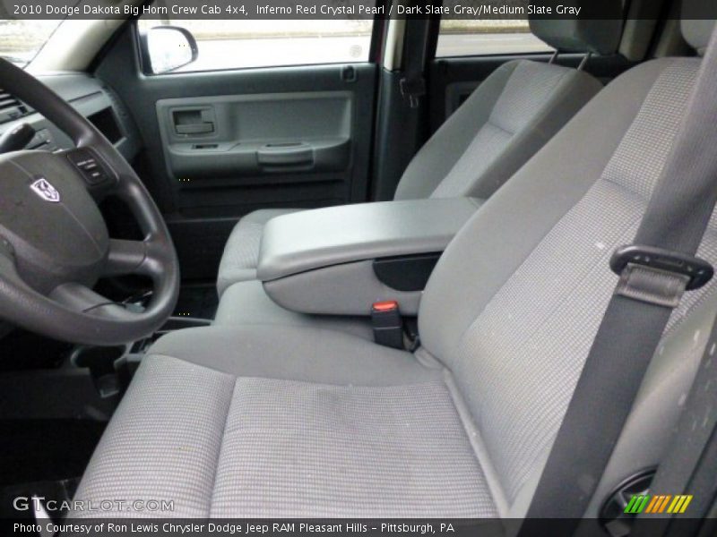 Front Seat of 2010 Dakota Big Horn Crew Cab 4x4