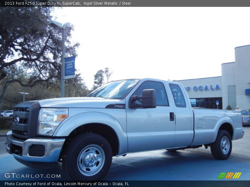 Ingot Silver Metallic / Steel 2013 Ford F250 Super Duty XL SuperCab