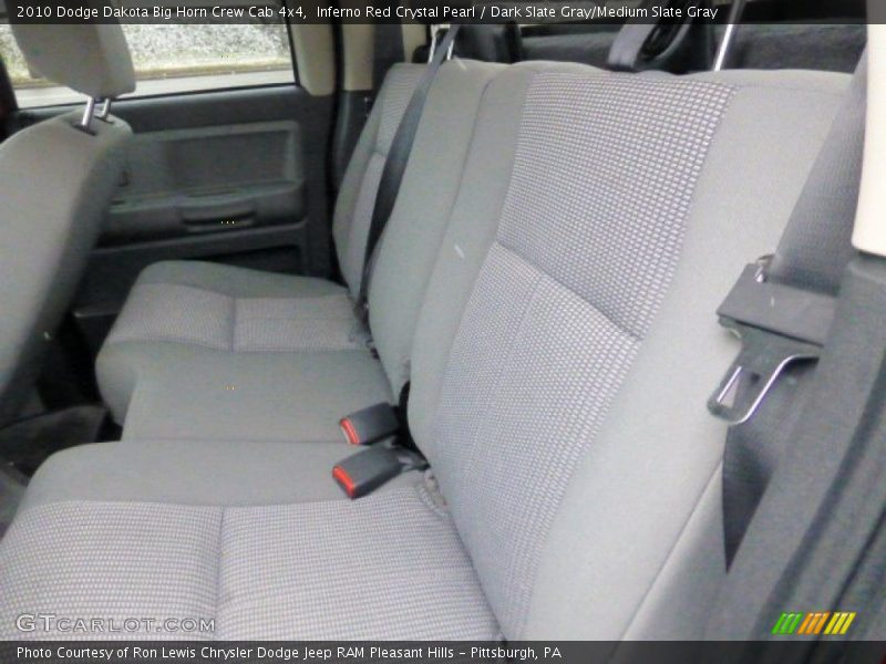 Rear Seat of 2010 Dakota Big Horn Crew Cab 4x4