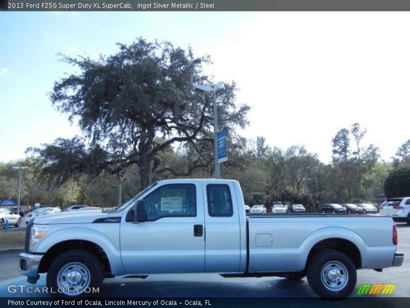 Ingot Silver Metallic / Steel 2013 Ford F250 Super Duty XL SuperCab