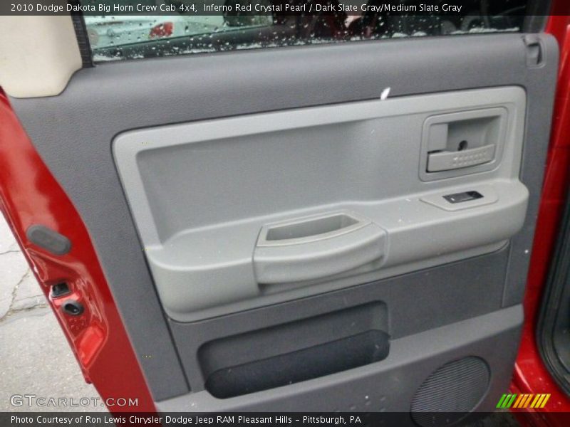 Inferno Red Crystal Pearl / Dark Slate Gray/Medium Slate Gray 2010 Dodge Dakota Big Horn Crew Cab 4x4