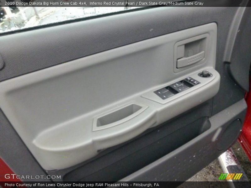 Inferno Red Crystal Pearl / Dark Slate Gray/Medium Slate Gray 2010 Dodge Dakota Big Horn Crew Cab 4x4
