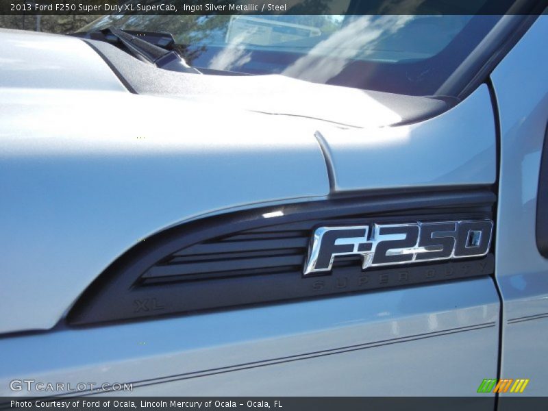 Ingot Silver Metallic / Steel 2013 Ford F250 Super Duty XL SuperCab