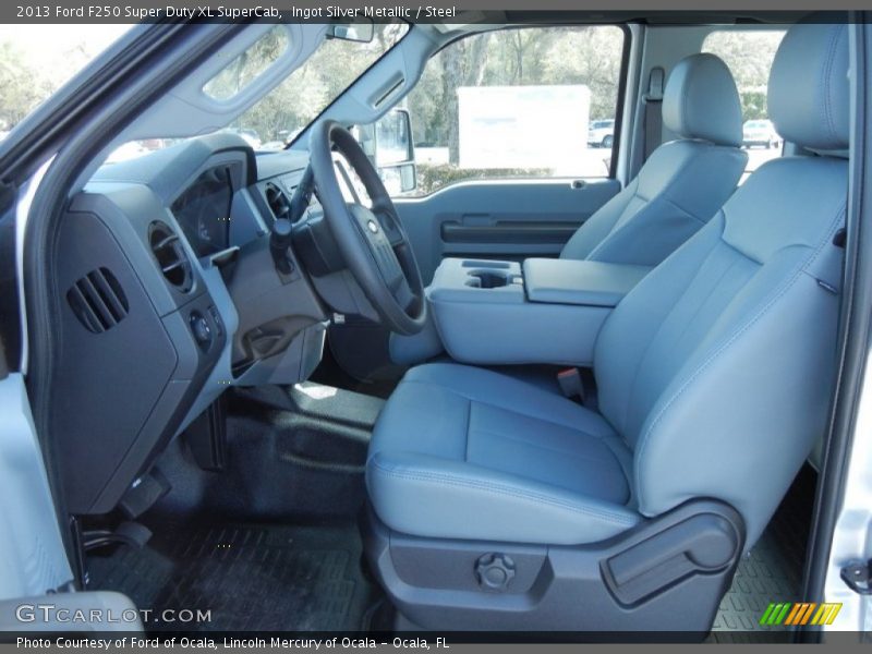  2013 F250 Super Duty XL SuperCab Steel Interior