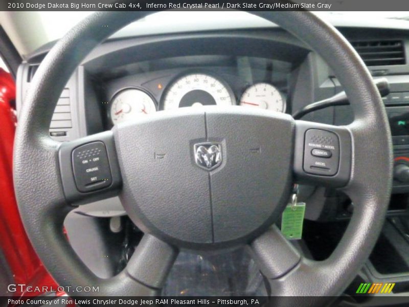  2010 Dakota Big Horn Crew Cab 4x4 Steering Wheel
