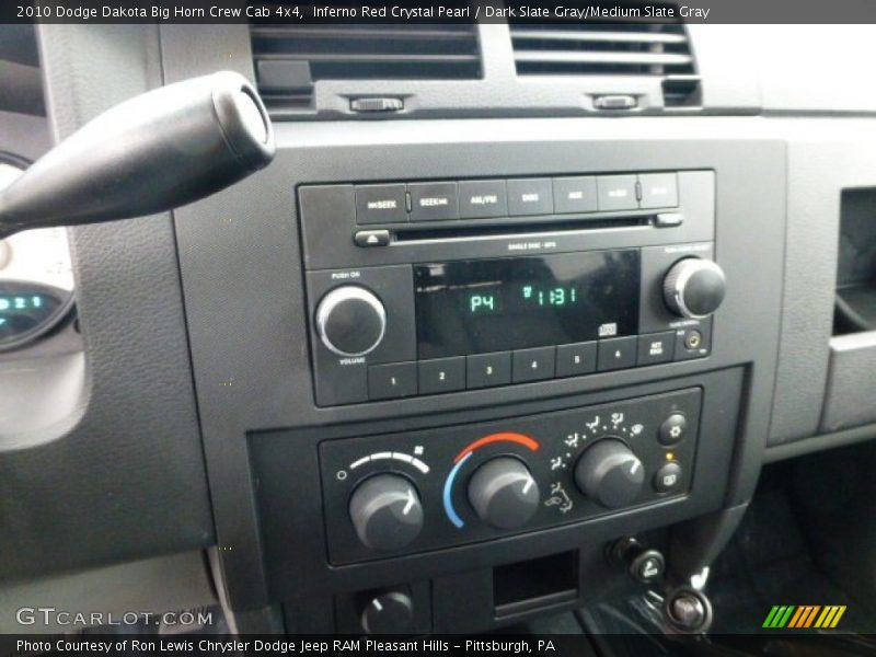 Controls of 2010 Dakota Big Horn Crew Cab 4x4