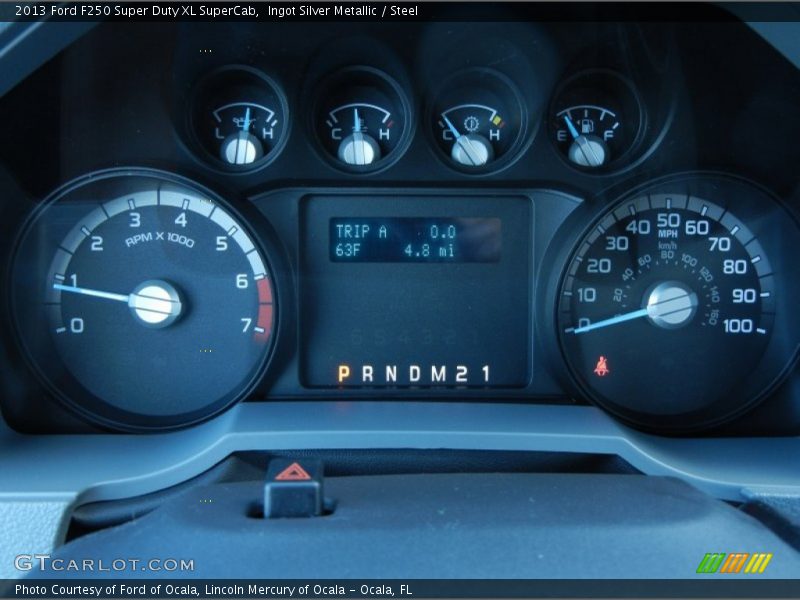  2013 F250 Super Duty XL SuperCab XL SuperCab Gauges
